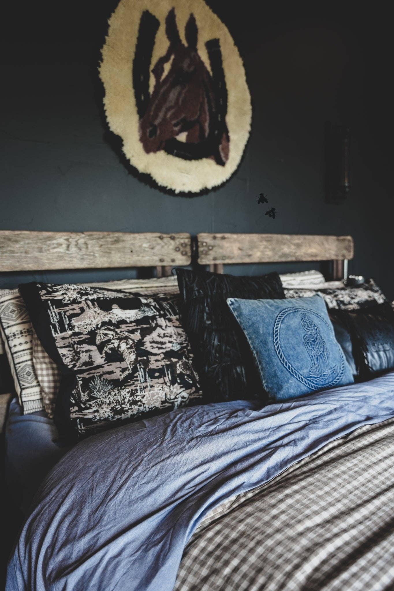 The Trailboss Denim Pillow Cover