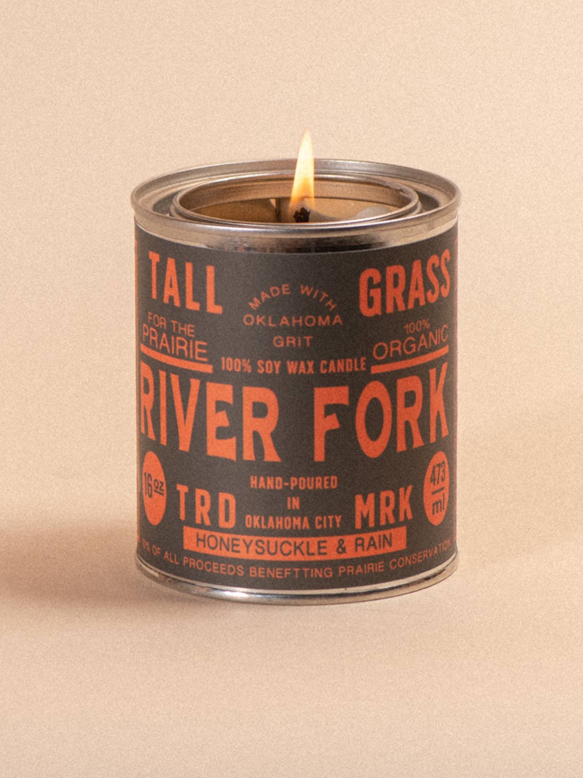 River Fork: Honeysuckle + Rain Soy Wax Candle