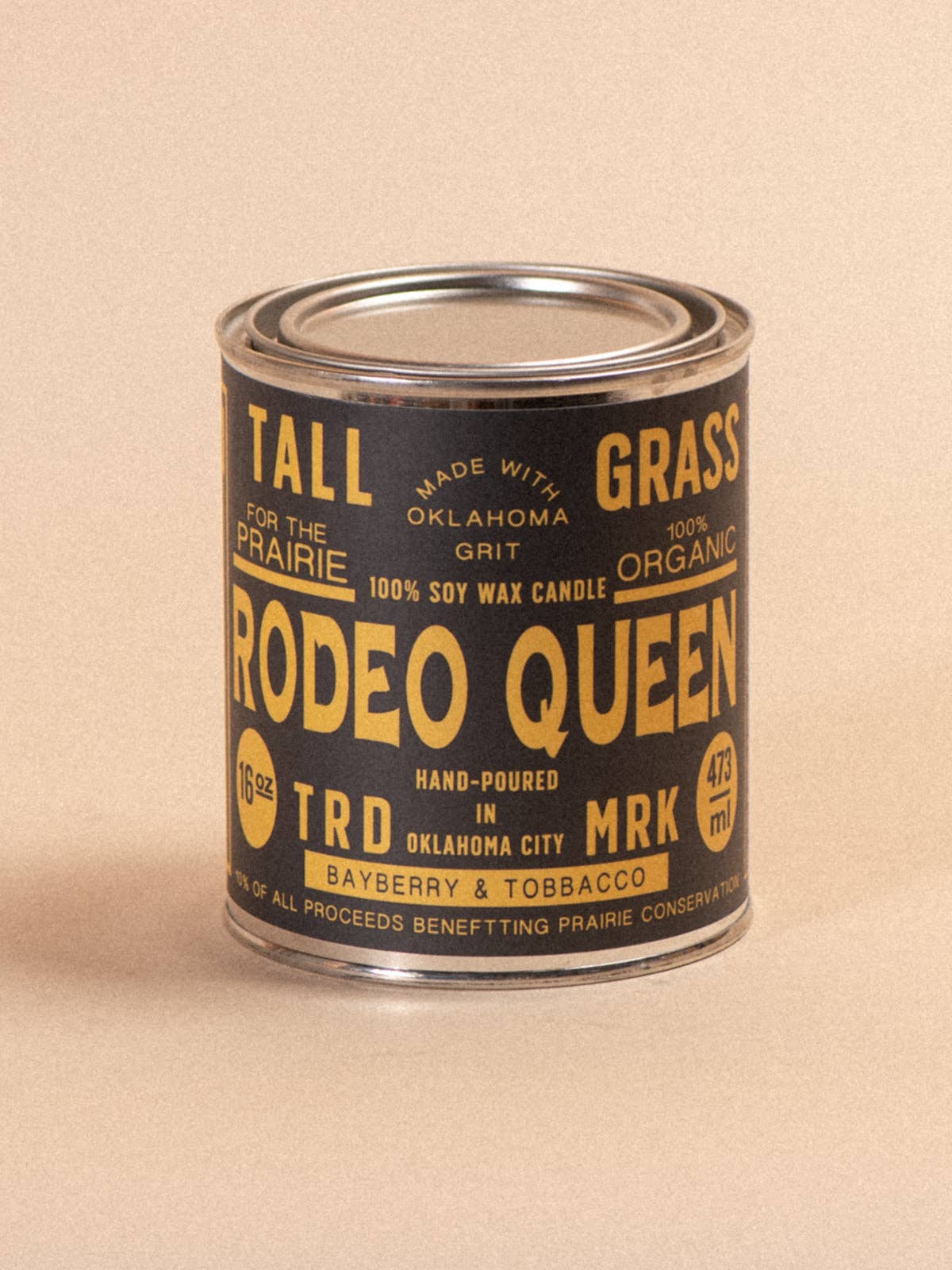 Rodeo Queen: Bayberry + Tobacco Soy Wax Candle