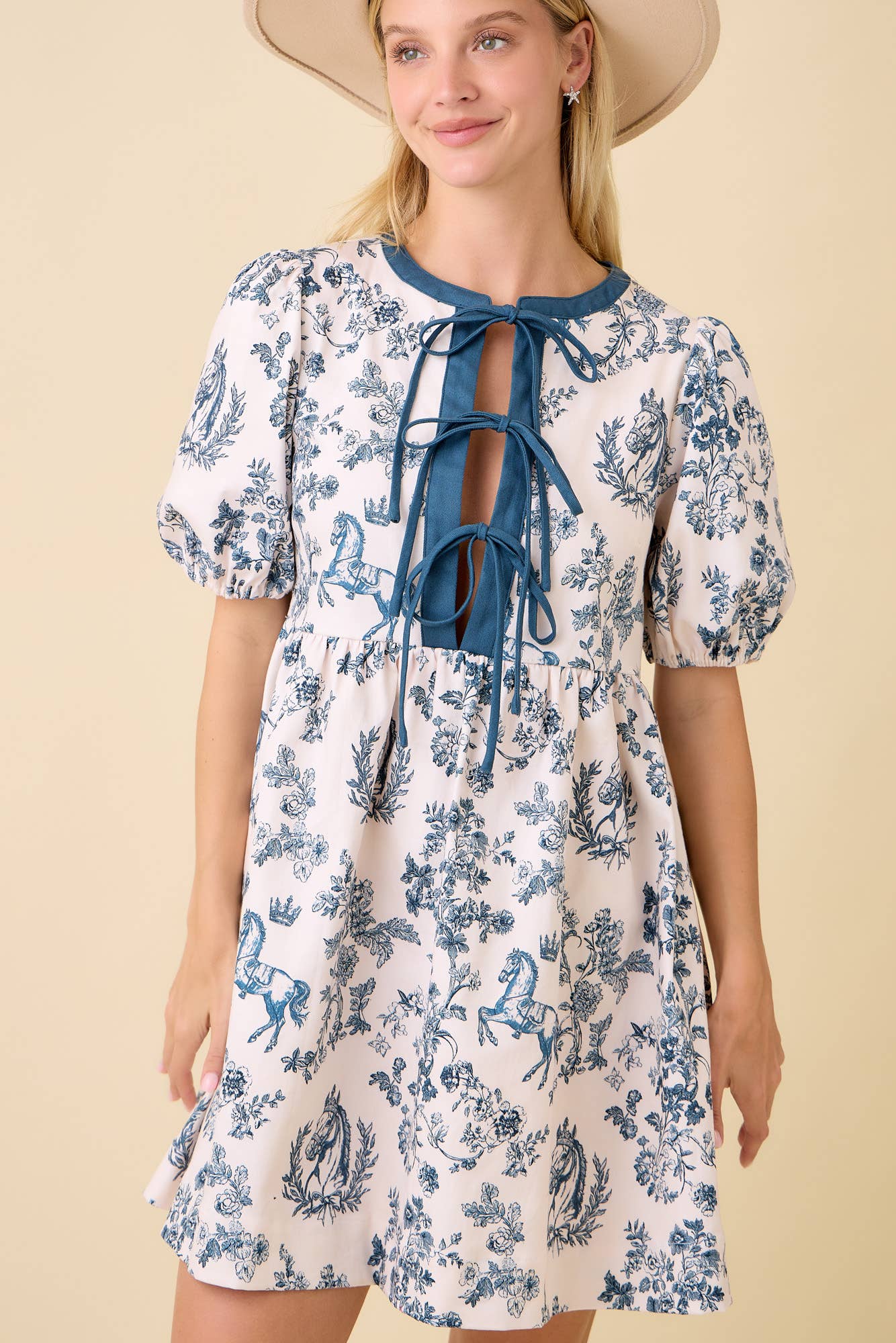 The Bluebell Toile Dress
