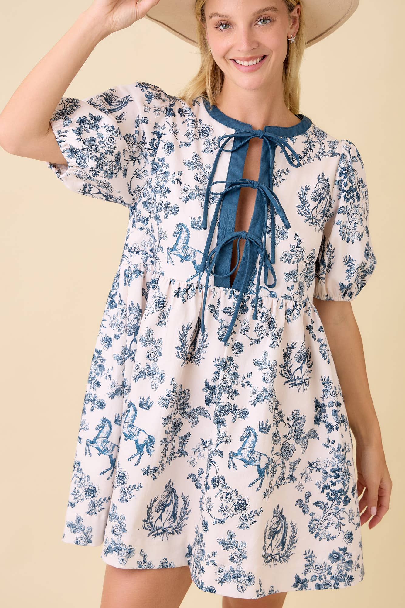 The Bluebell Toile Dress