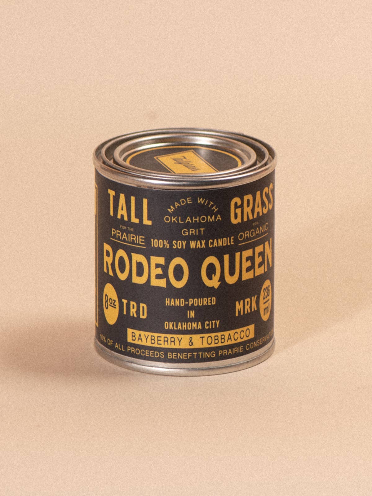 Rodeo Queen: Bayberry + Tobacco Soy Wax Candle