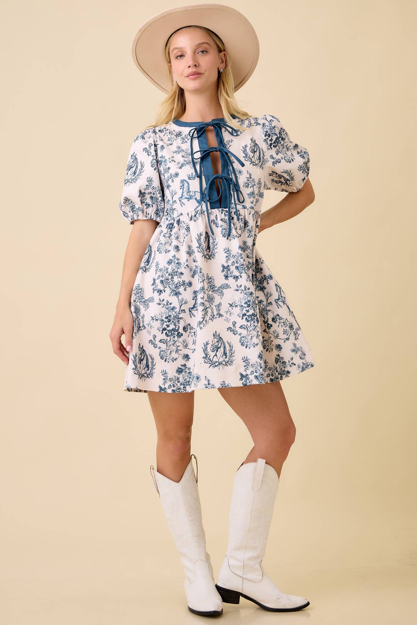 The Bluebell Toile Dress