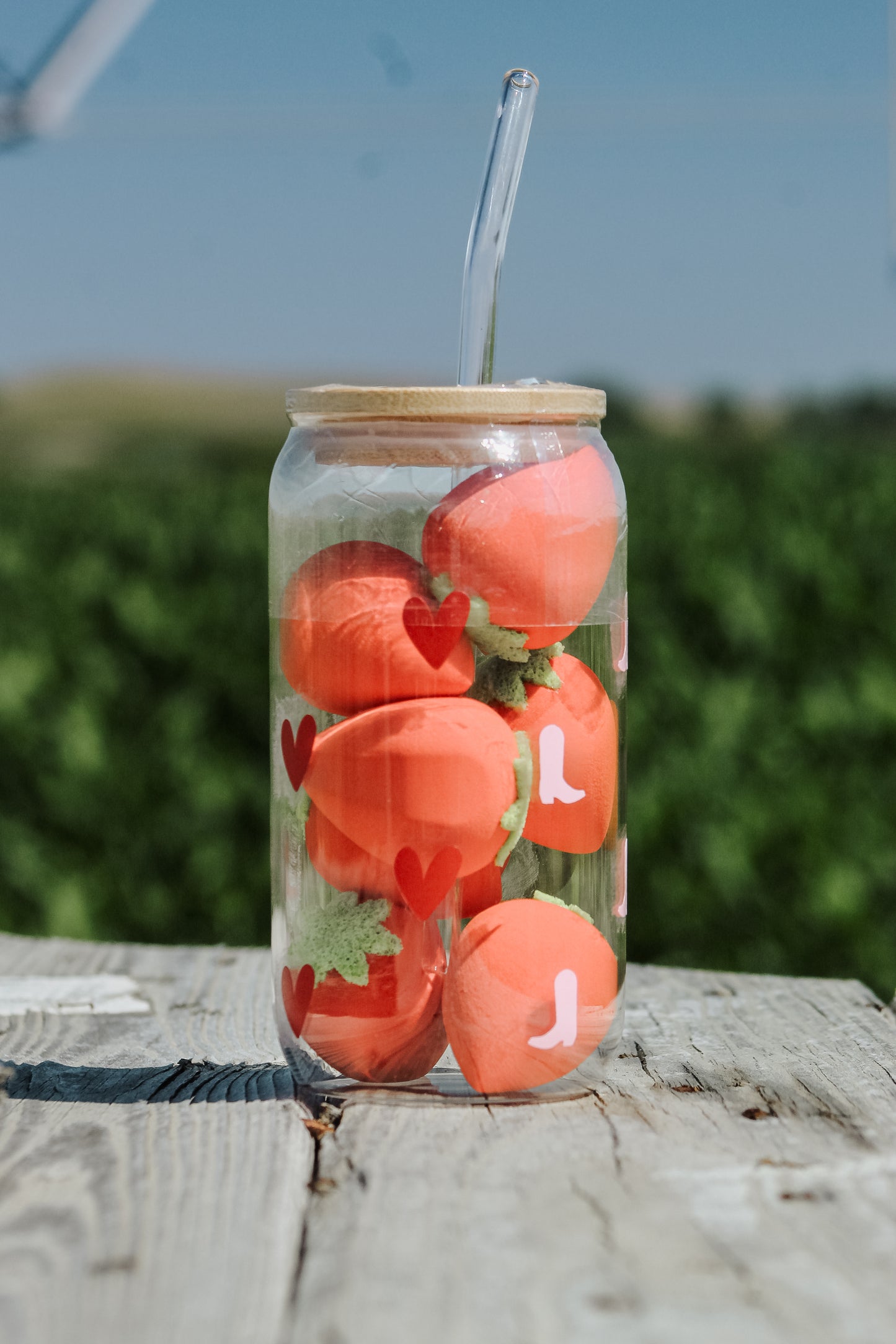 Boot Scootin Beauty - Cowgirl Glass w/ Strawberry Blenders