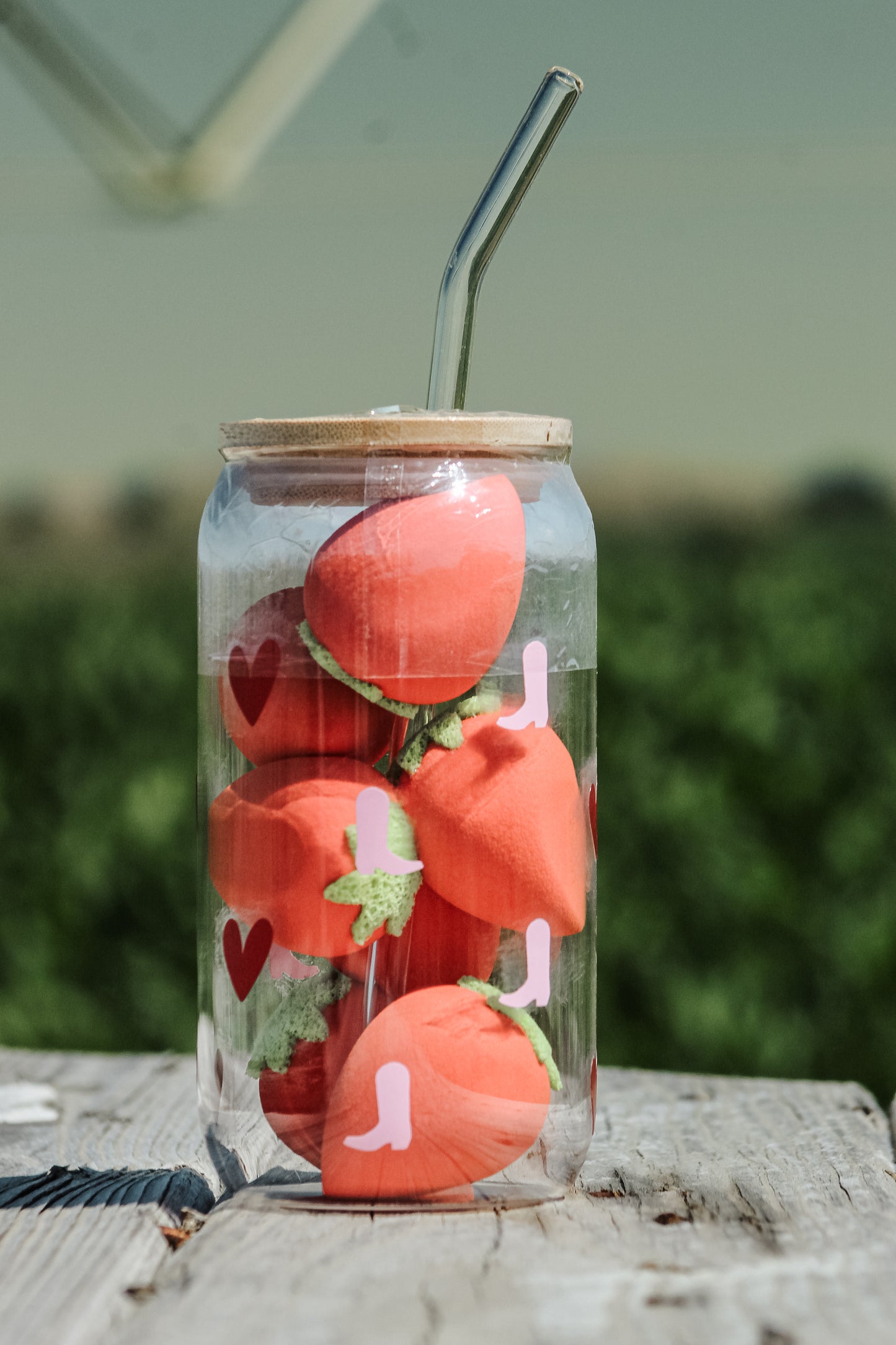 Boot Scootin Beauty - Cowgirl Glass w/ Strawberry Blenders