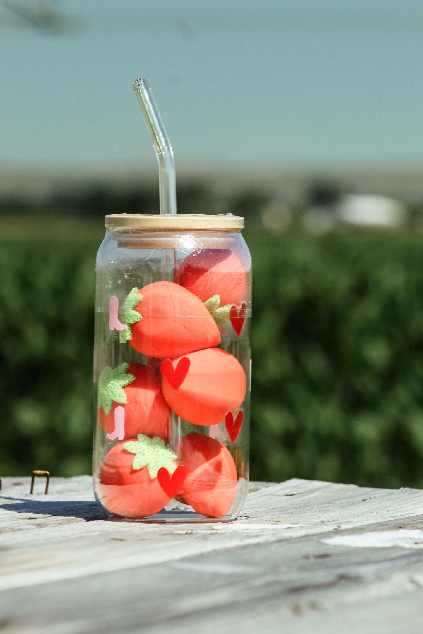 Boot Scootin Beauty - Cowgirl Glass w/ Strawberry Blenders