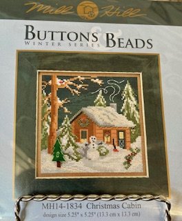 Christmas Cabin Cross Stitch Kit