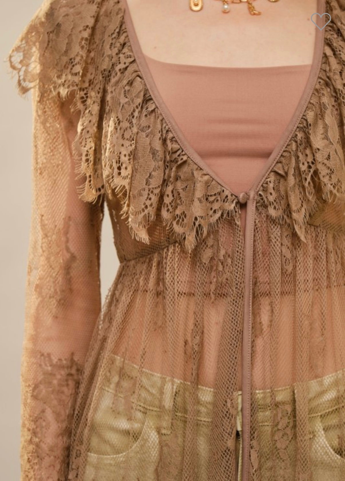 The Adeline Lace Duster