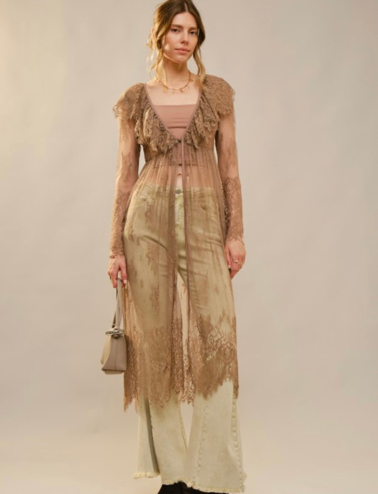 The Adeline Lace Duster