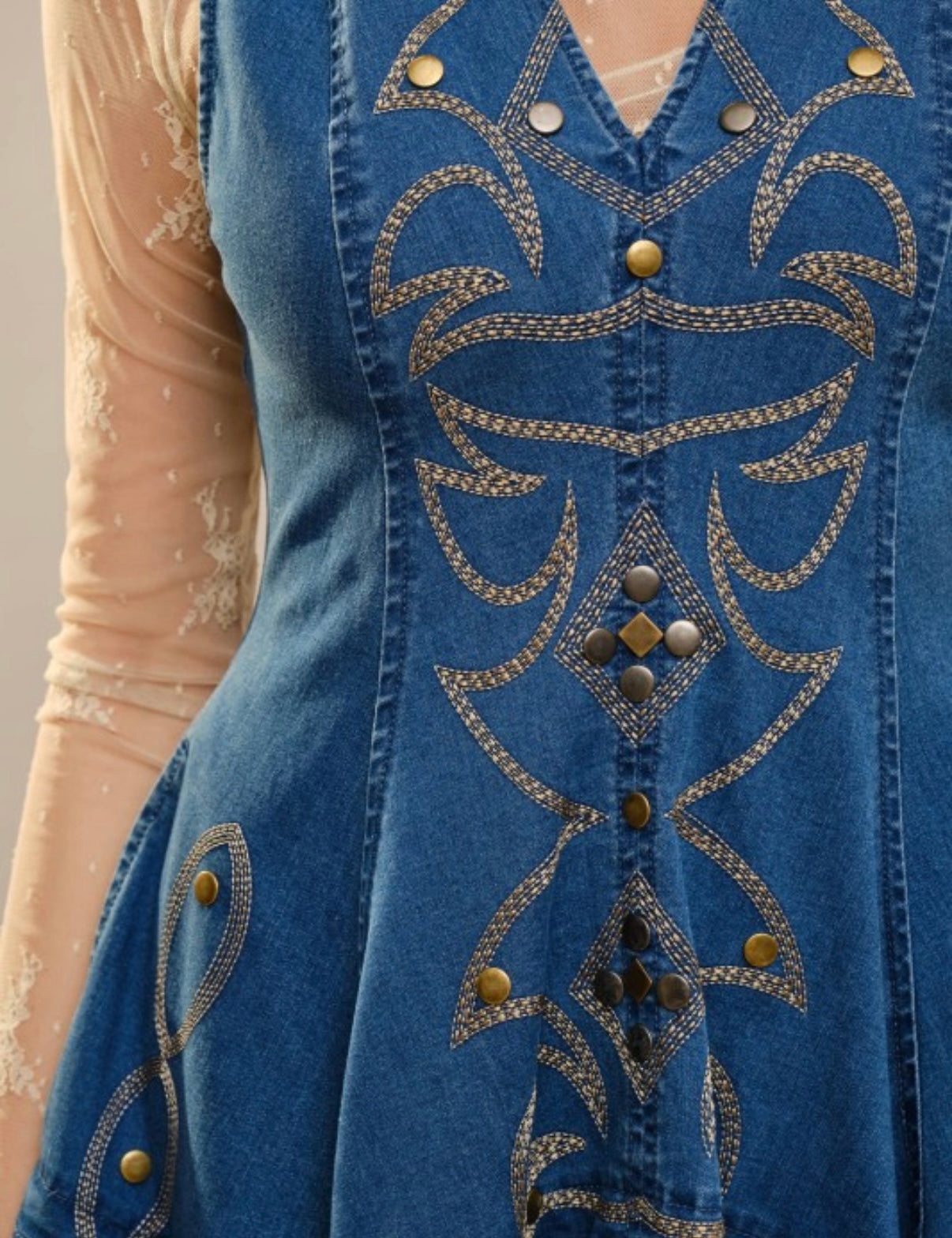 The Laramine Denim Dress