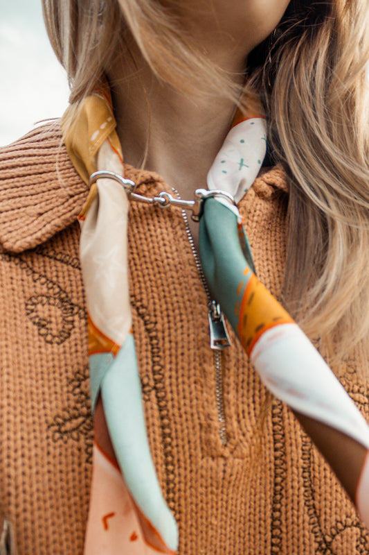 Snazzy Snaffle Scarf Slide