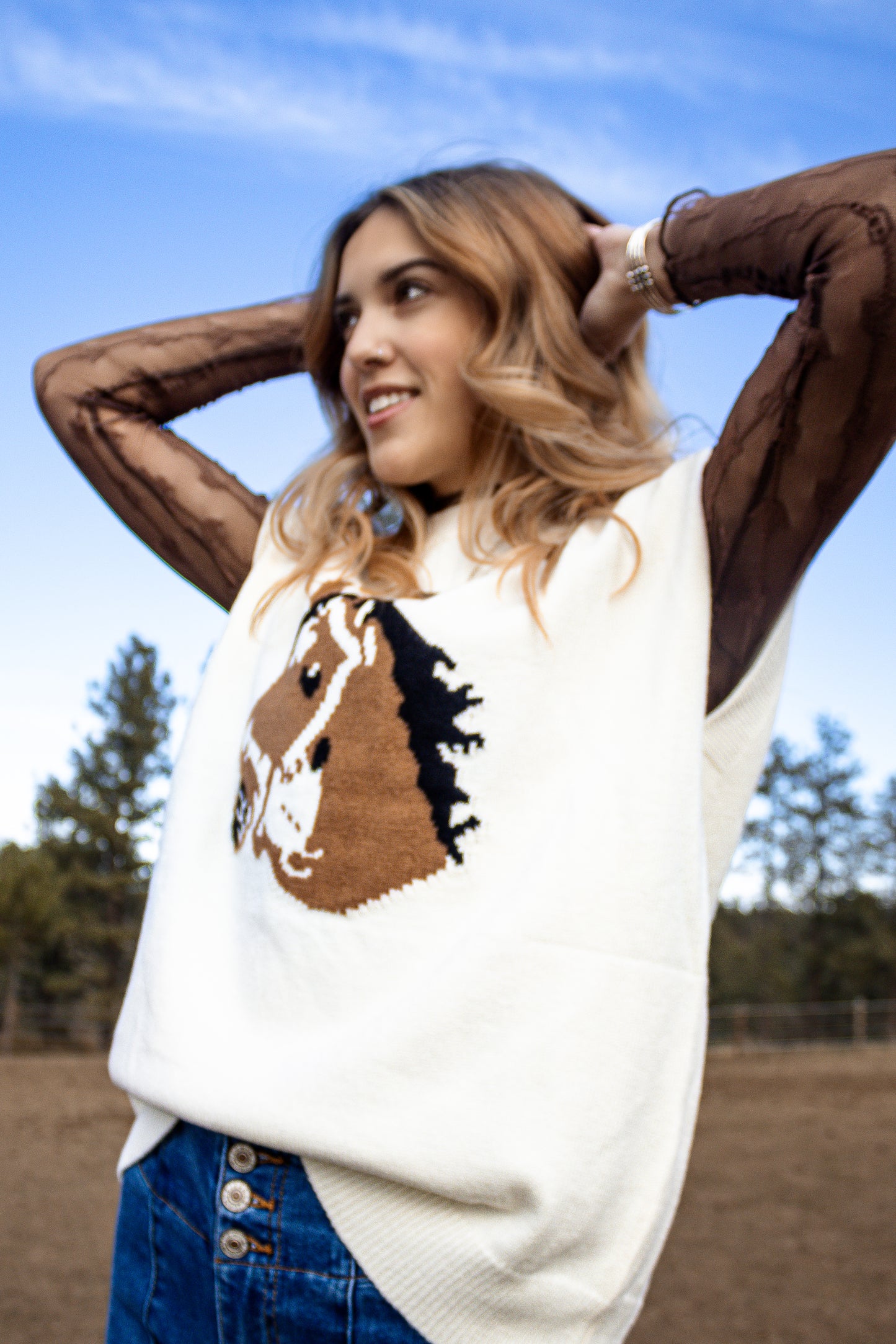 Wild Mane Sweater Vest