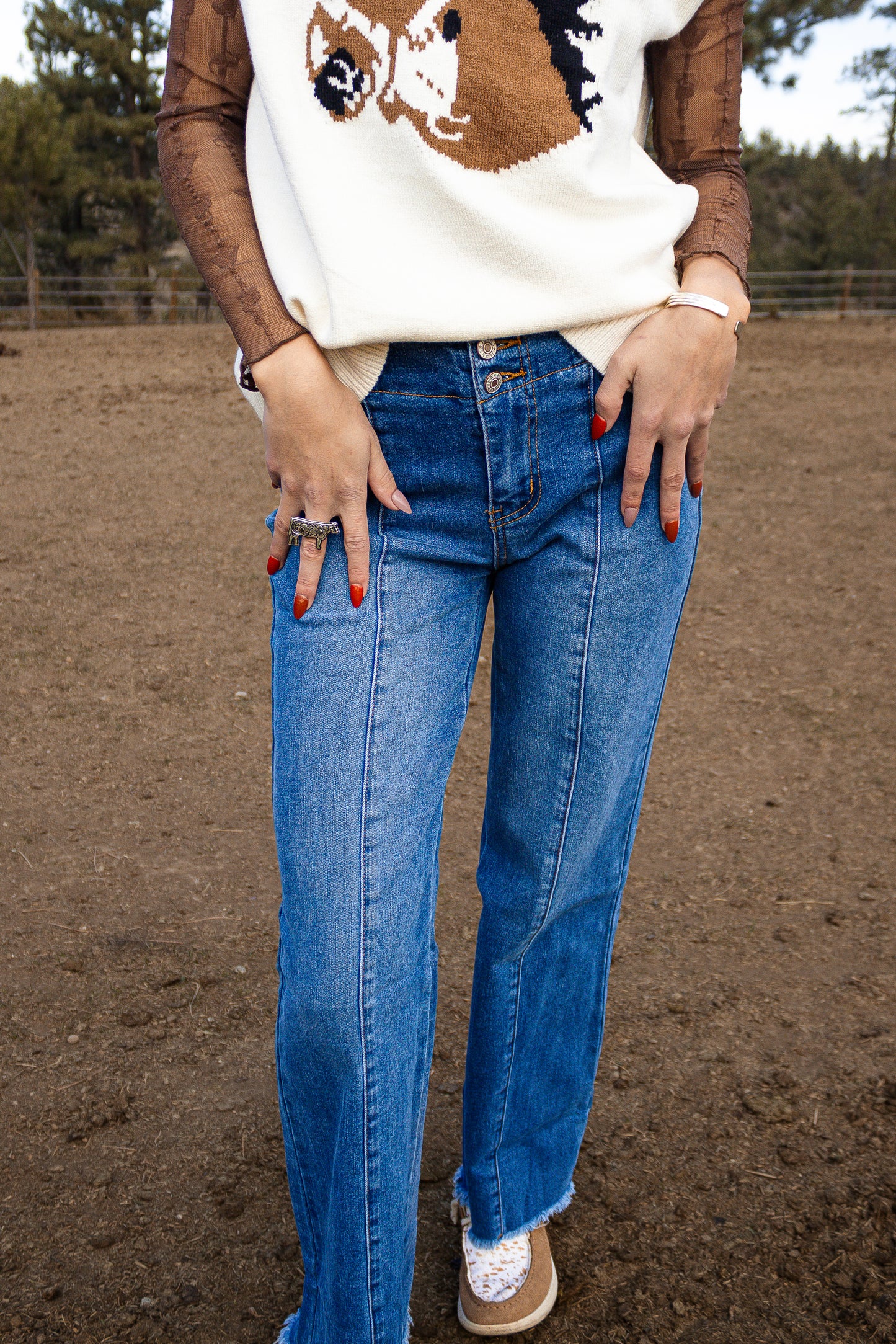 High Noon Seamed Straights