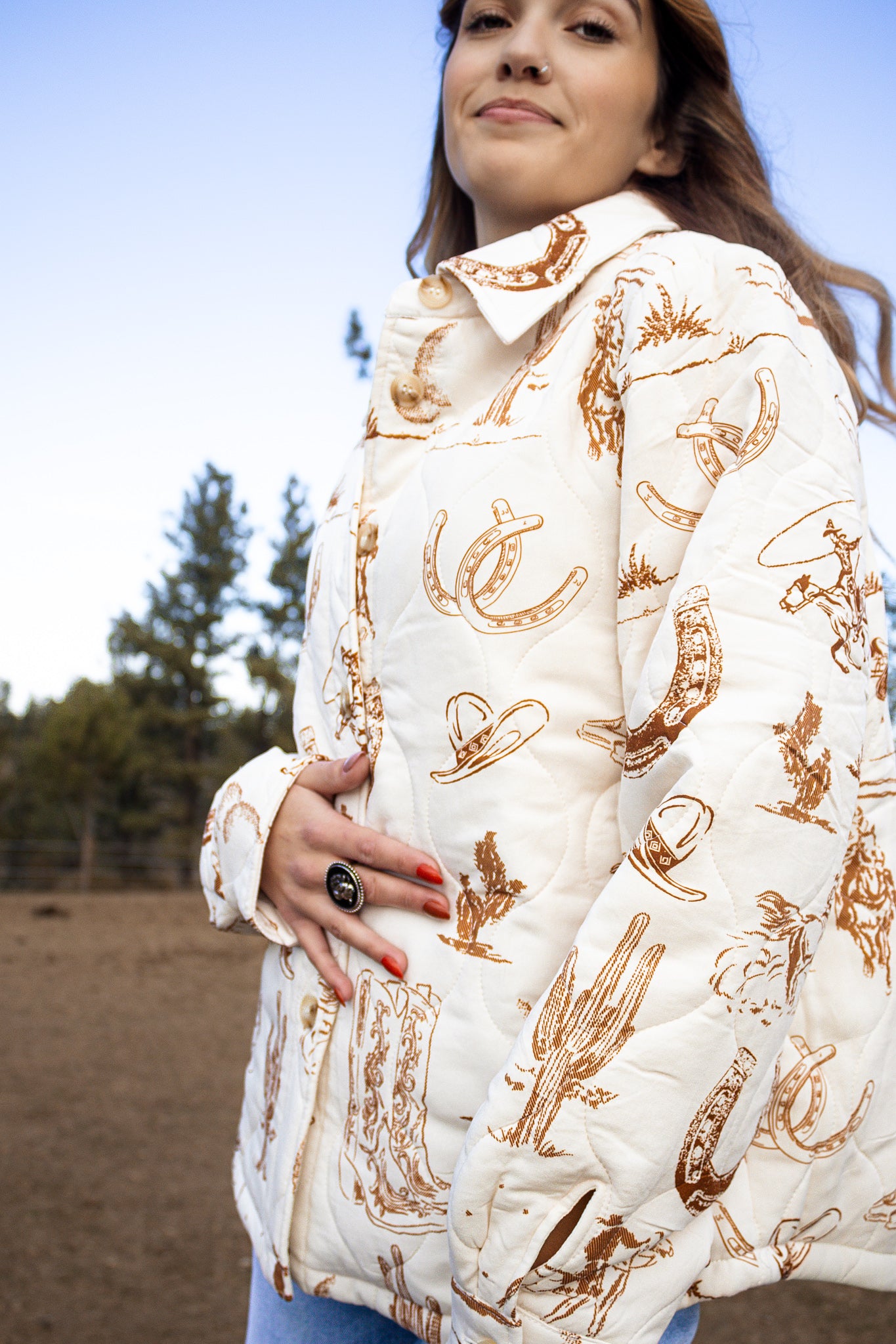 Cowhand Chronicle Quilted Shacket