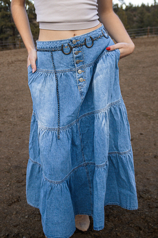 Frontier Ruffle Denim