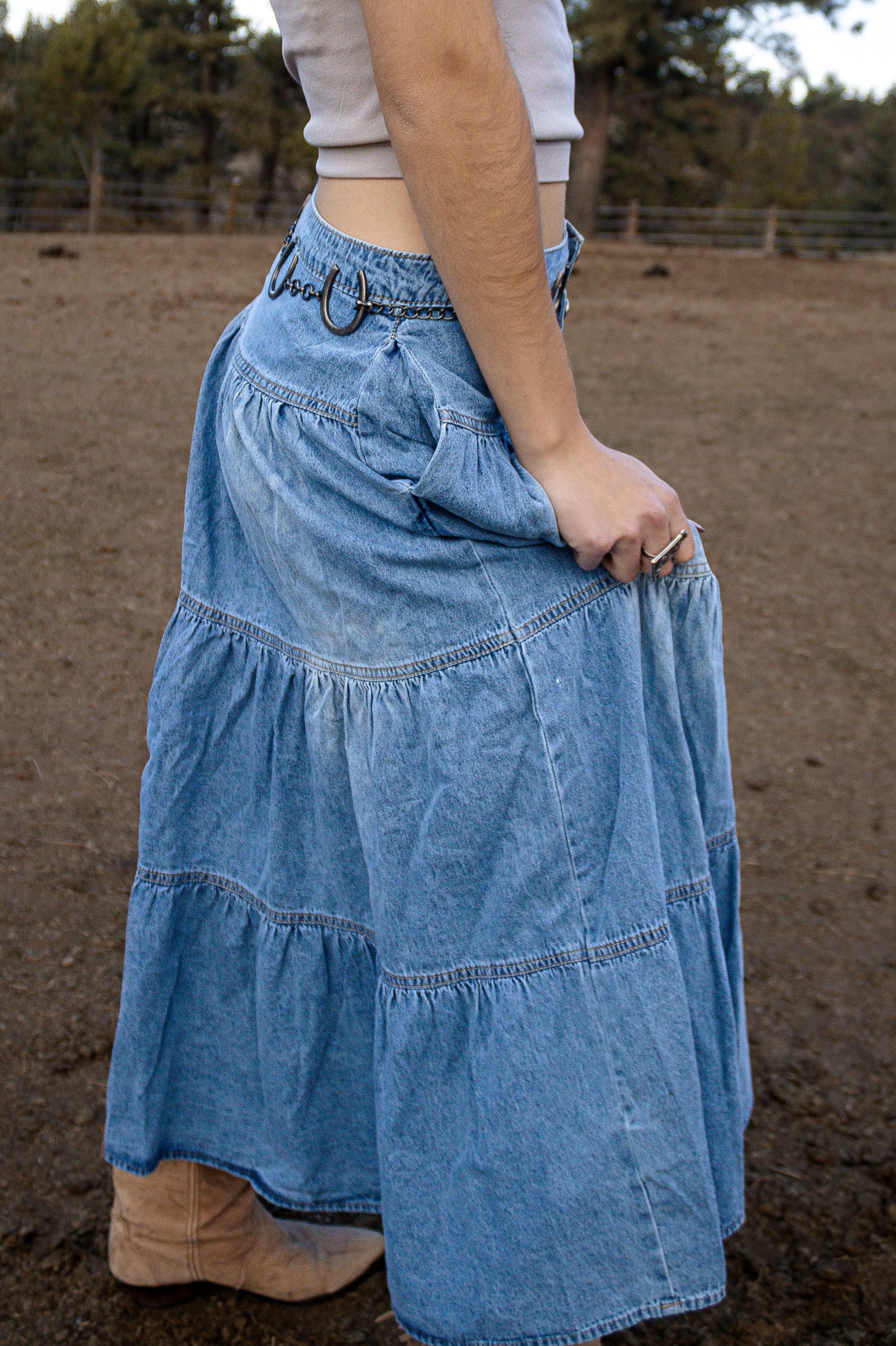 Frontier Ruffle Denim