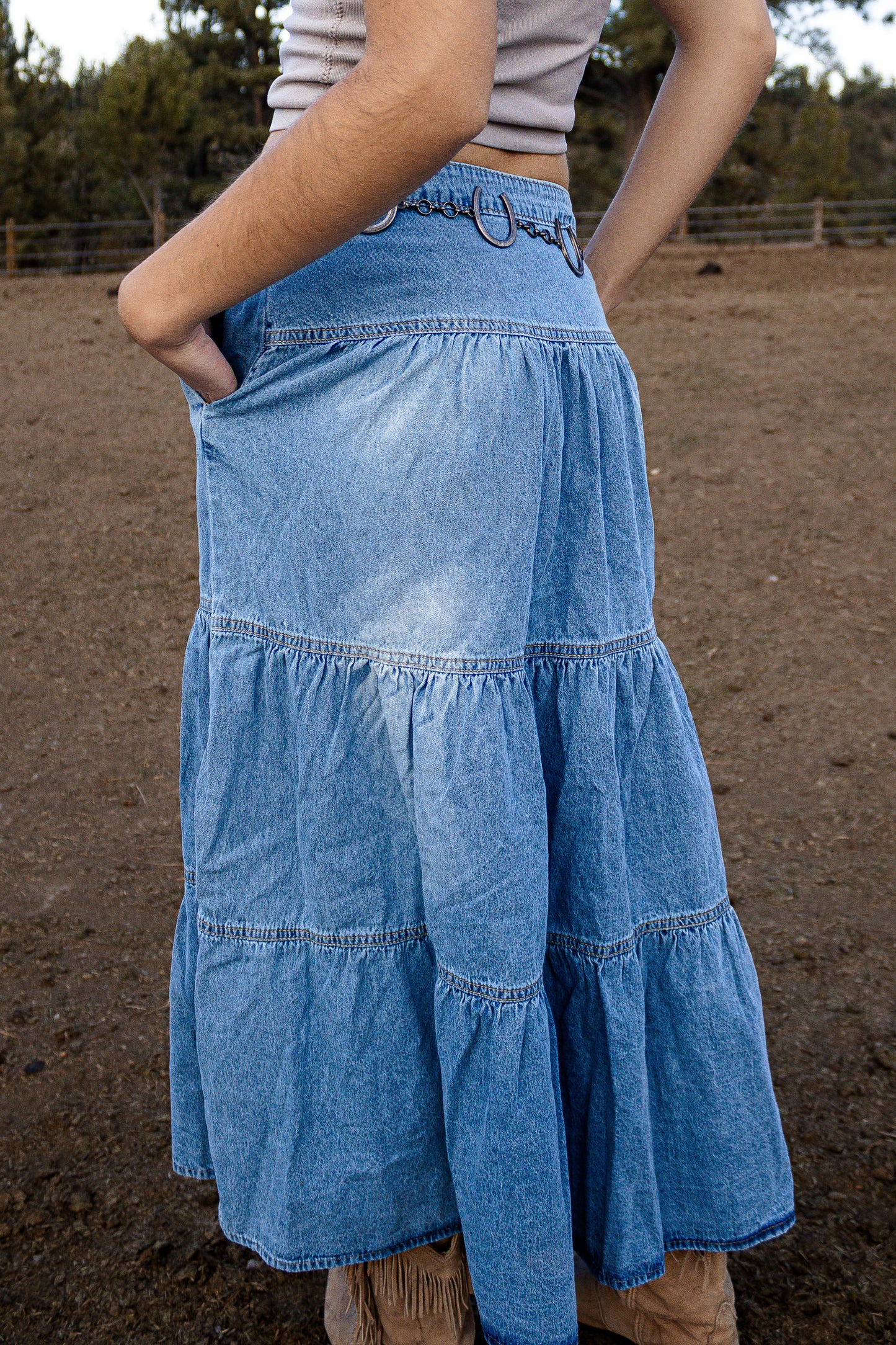 Frontier Ruffle Denim