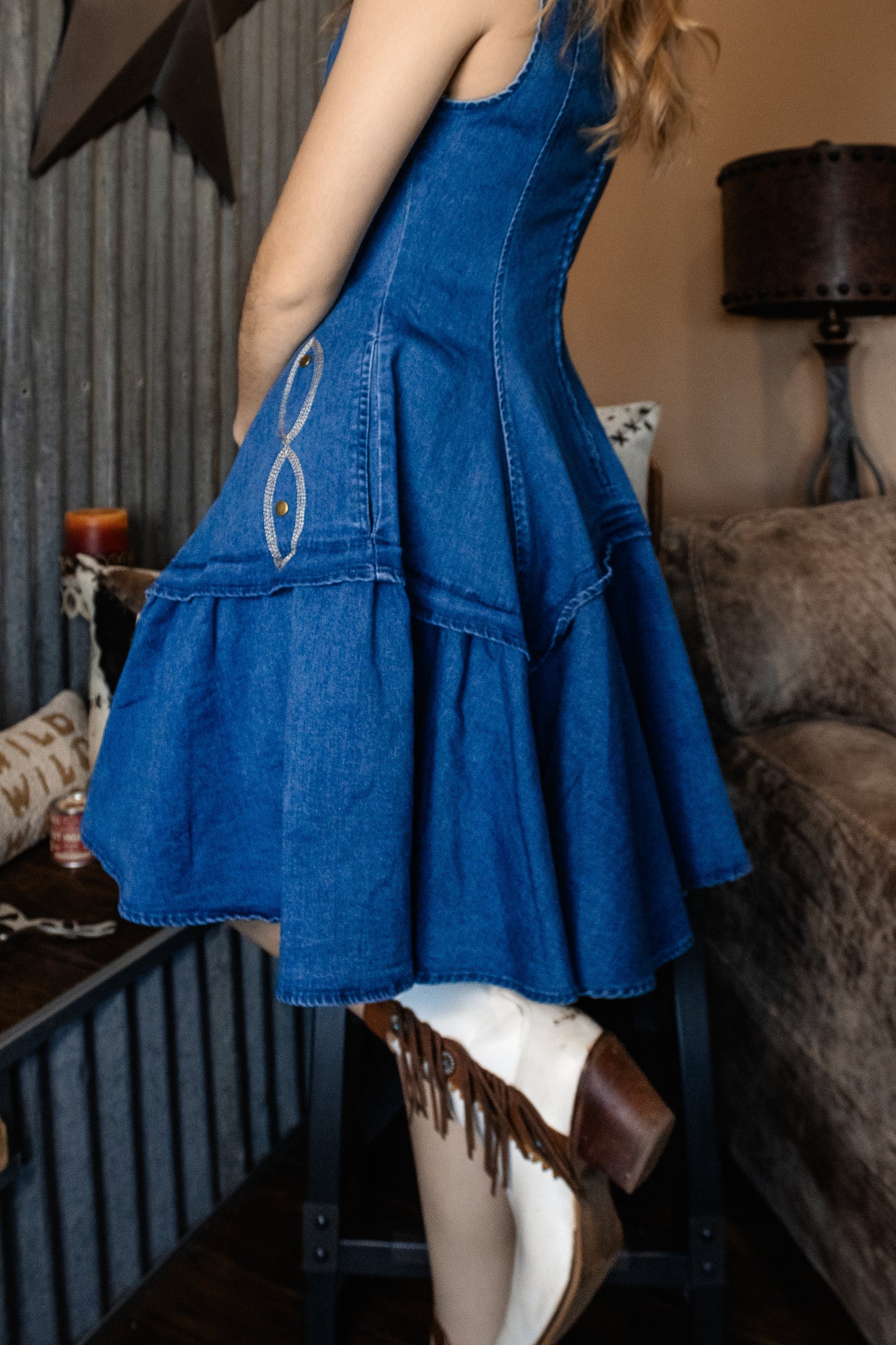 The Laramine Denim Dress