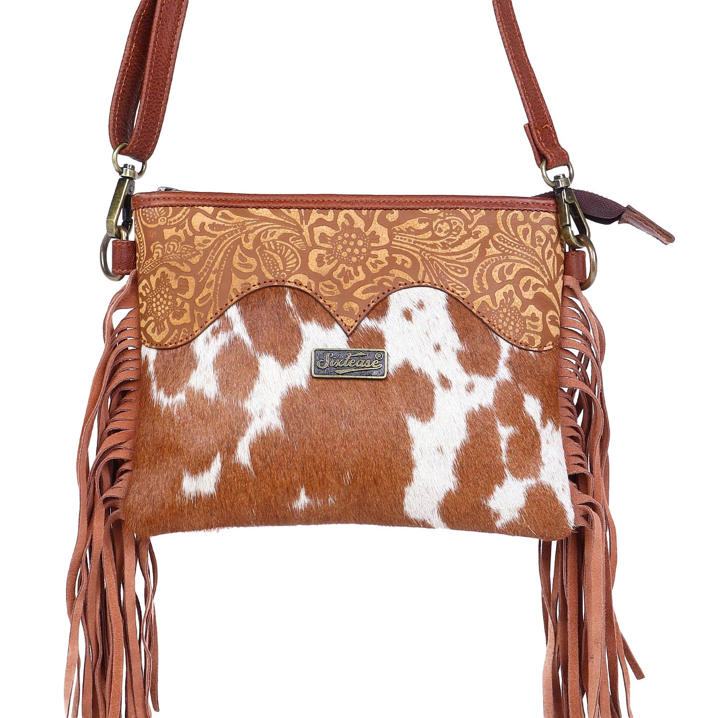 The Stevie Cowhide Fringe Sling