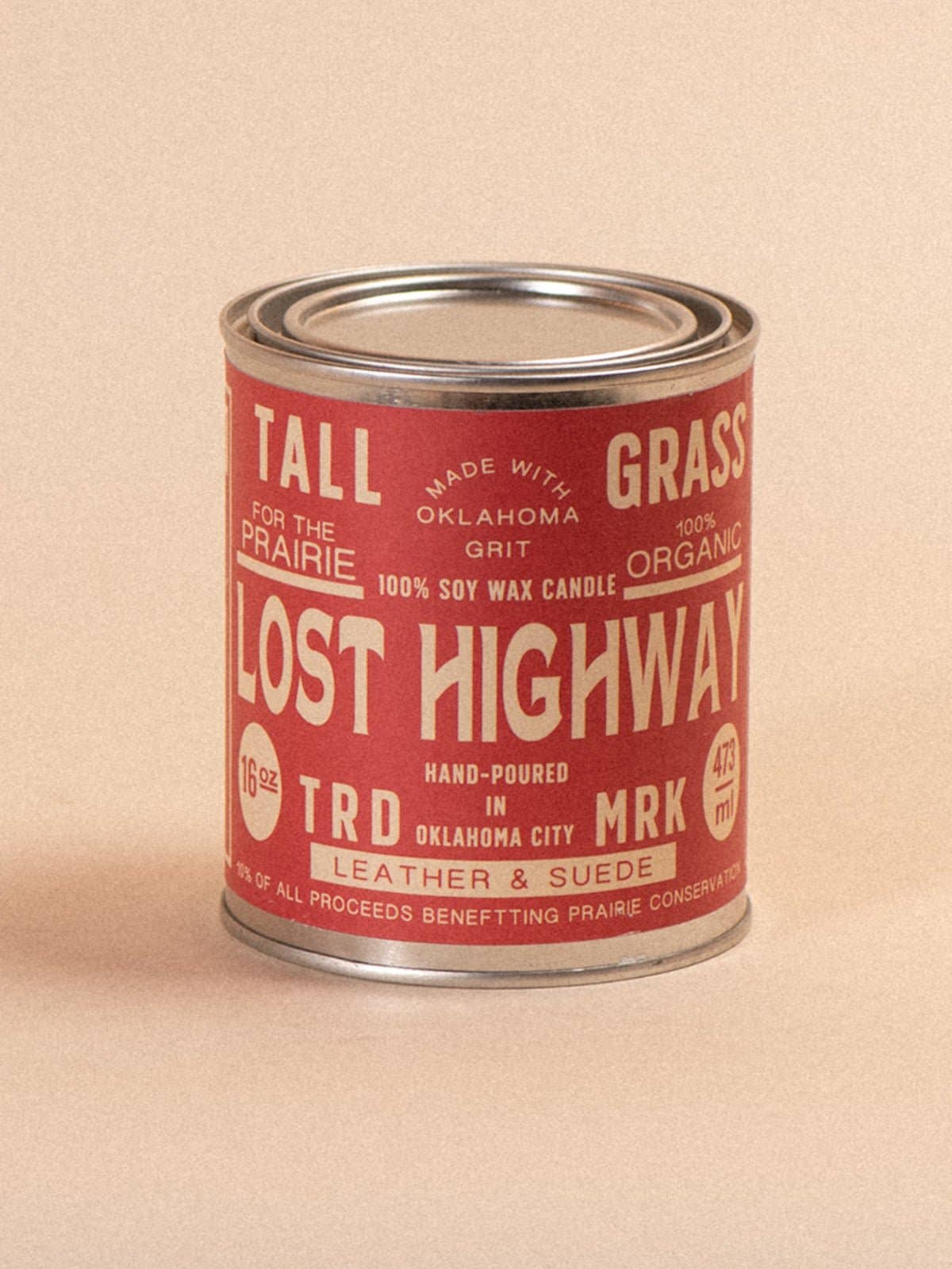 Lost Highway: Leather + Suede Soy Wax Candle